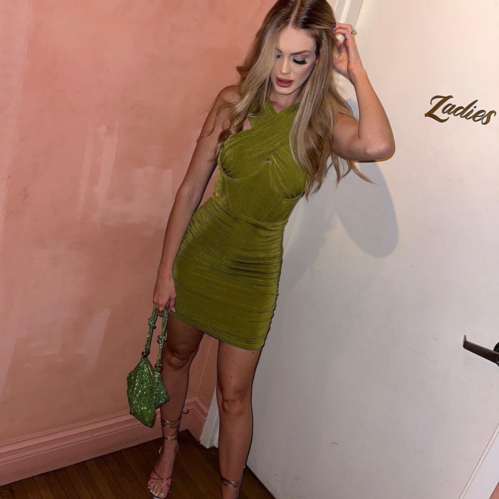 Corset mini dress spandex